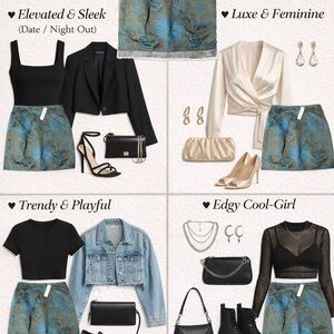 NWT. J. Crew. Turquoise & Olive Jacquard Mini-skirt. Size 2.